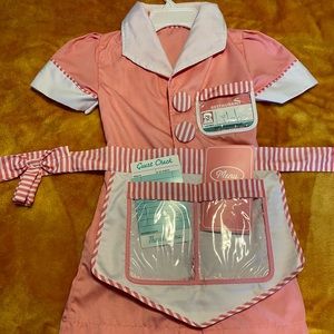 1950s Waitress Dress Up. Size 4-6